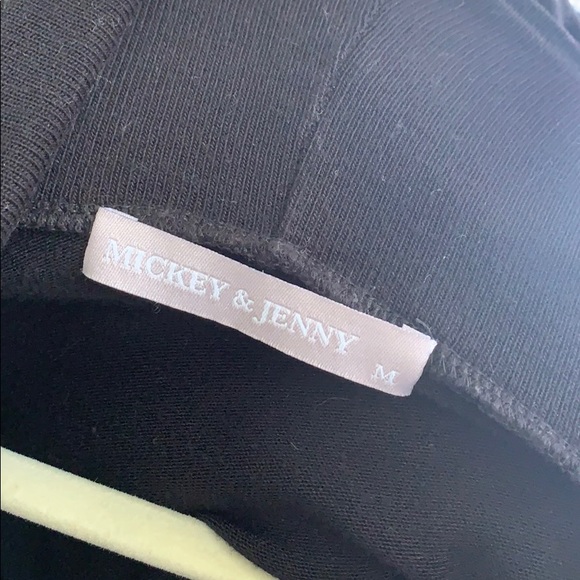 Black asymmetrical turtleneck sweater - Picture 3 of 3